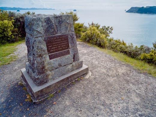 Coromandel Peninsula, Mercury Bay, Cook's Beach in November 1769 James Cook and the crew of the Endeavour observe the passage of Venus through Mercury, determine the exact location of Mercury Bay and take possession of the land for the British Crown.