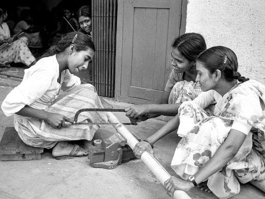 Self-Employed Women's Association SEWA, Ahmedabad, Gujarat, India; Craft training