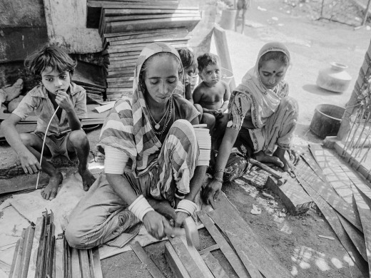 Self-Employed Women's Association SEWA, Ahmedabad, Gujarat, India; Scrap metal smith