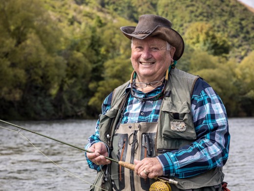 Colin Taylor, 74, retired journalist, Richmond, NZL, Motueka River, 2021-03-07