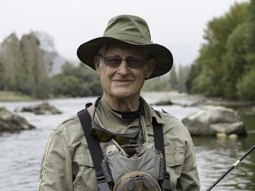 Richard Boyden, 77, Richmond, NZL, analyst dairy industry, retired, Motueka River, 2015-03-28
